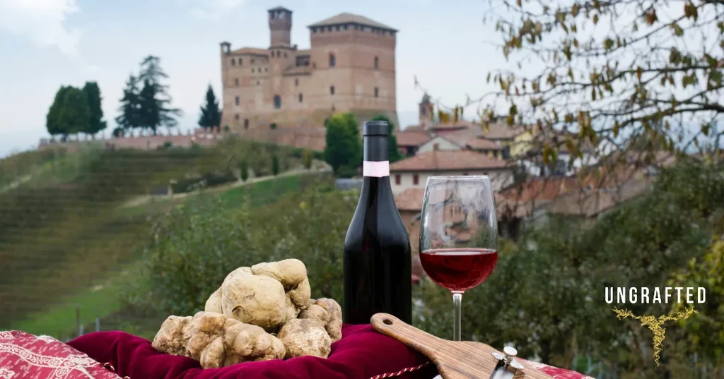 White truffles, red wine, and a castle in the Italian countryside.