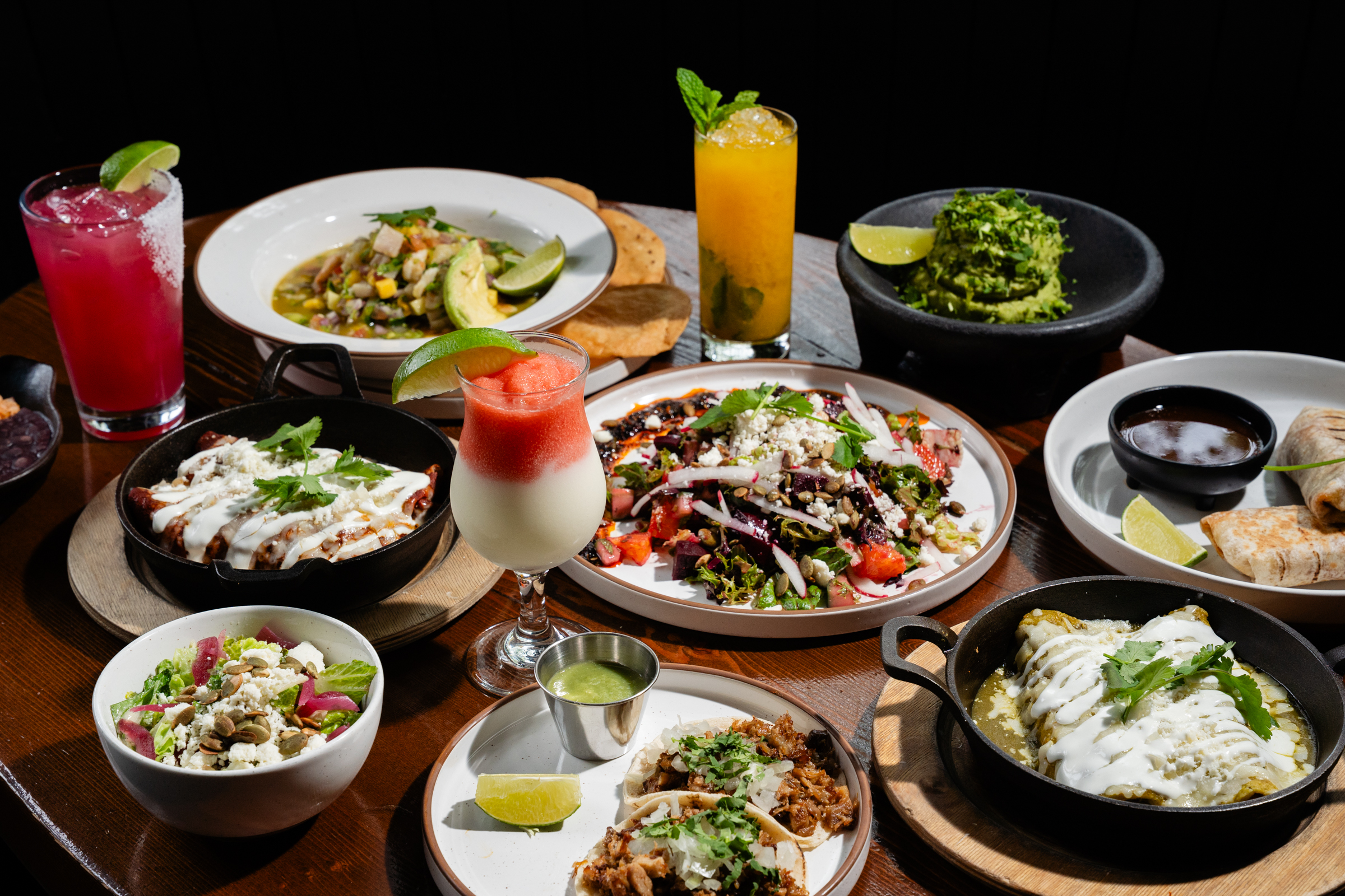 Mexican Food Spread