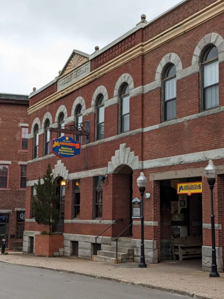 Former red brick police station now Ti Amo Mexican Restaurant.