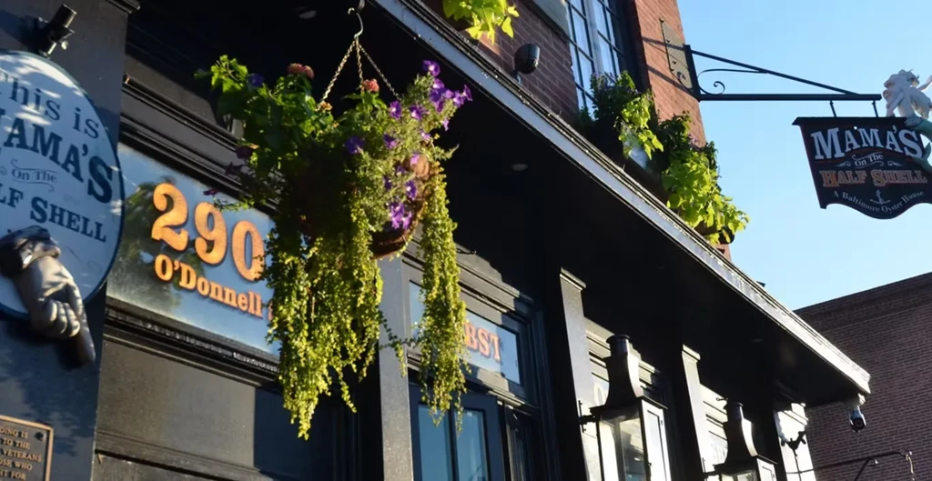 Facade of 'Mama's On The Half Shell' oyster house, 290 O'Donnell.