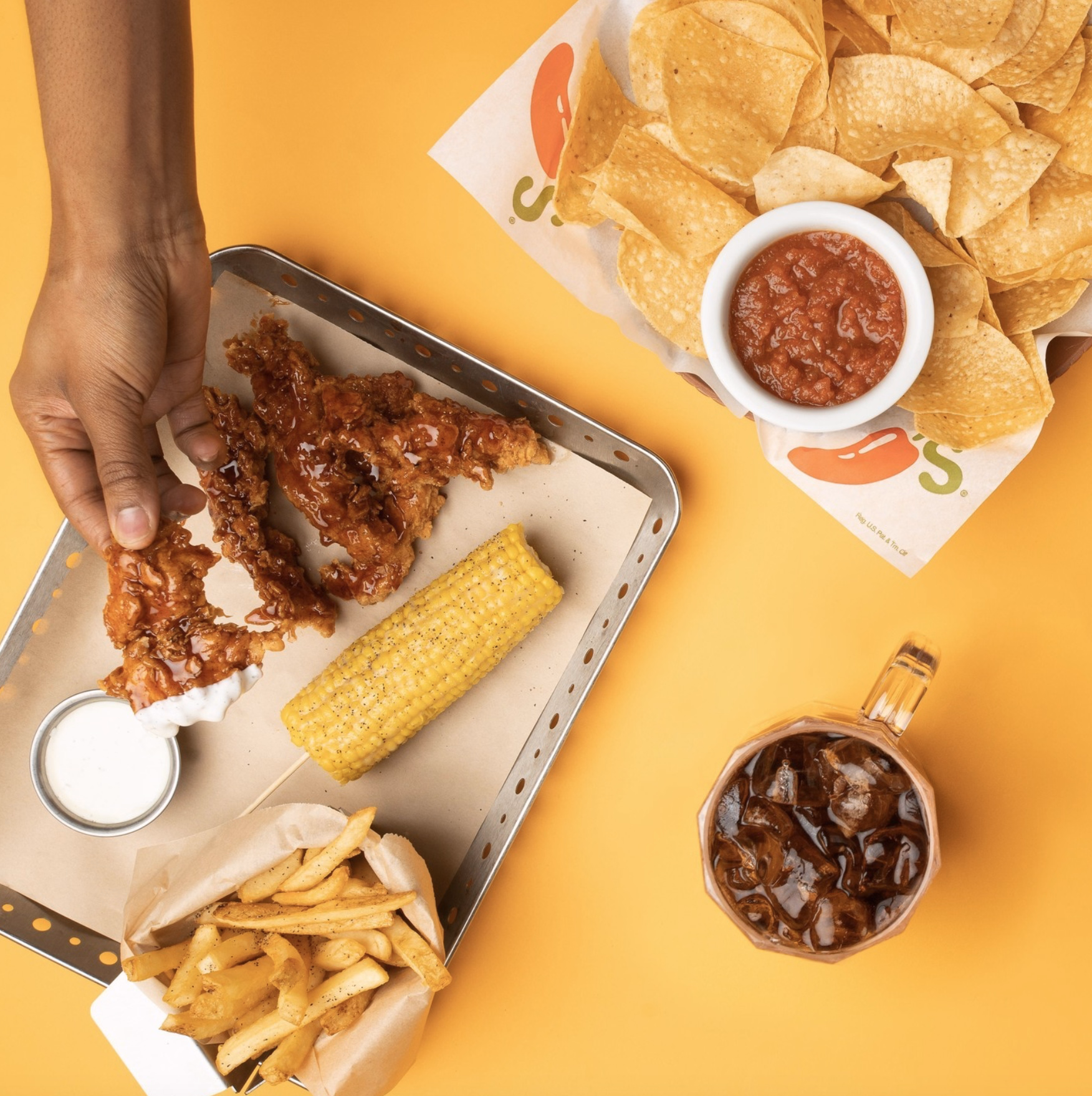 Classic fried chicken tenders.