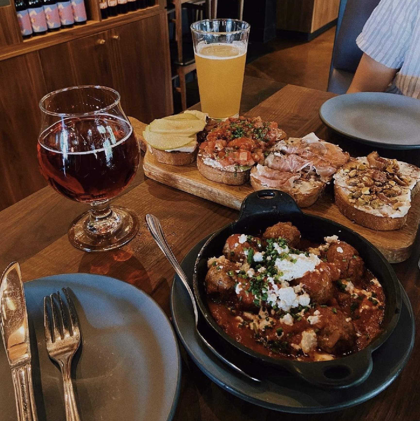Delicious meatballs served at Postino's.
