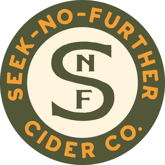 Seek-No-Further Cidery logo