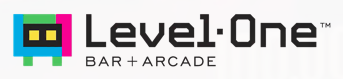 Level One Bar + Arcade logo