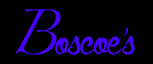 Boscoe's logo