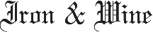Iron & Wine Restaurant logo