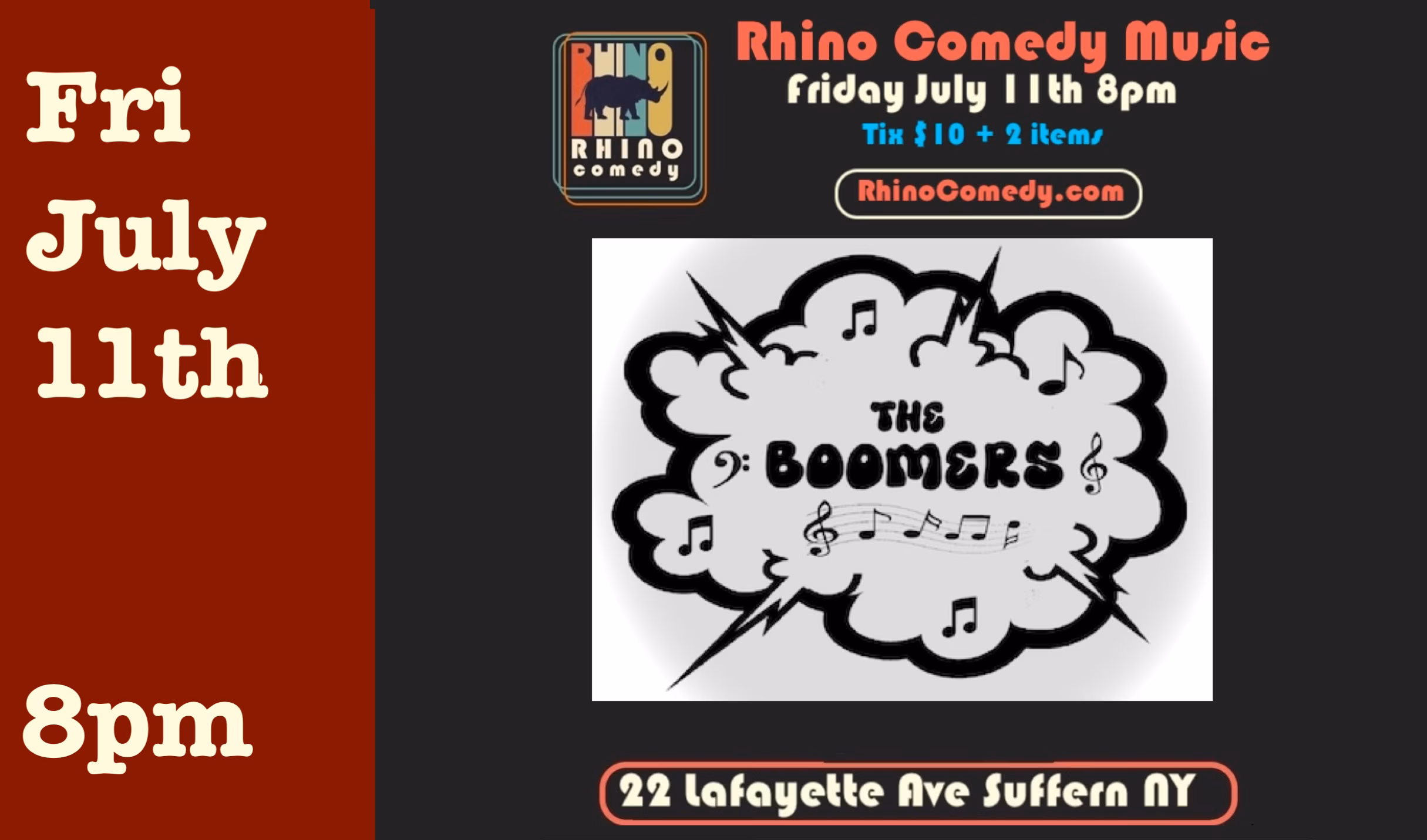 Rhino Comedy logo