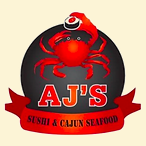 AJ’S Sushi & Cajun Seafood logo