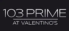 103 PRIME at Valentino's logo