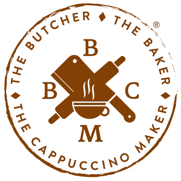 The Butcher, The Baker, The Cappuccino Maker logo