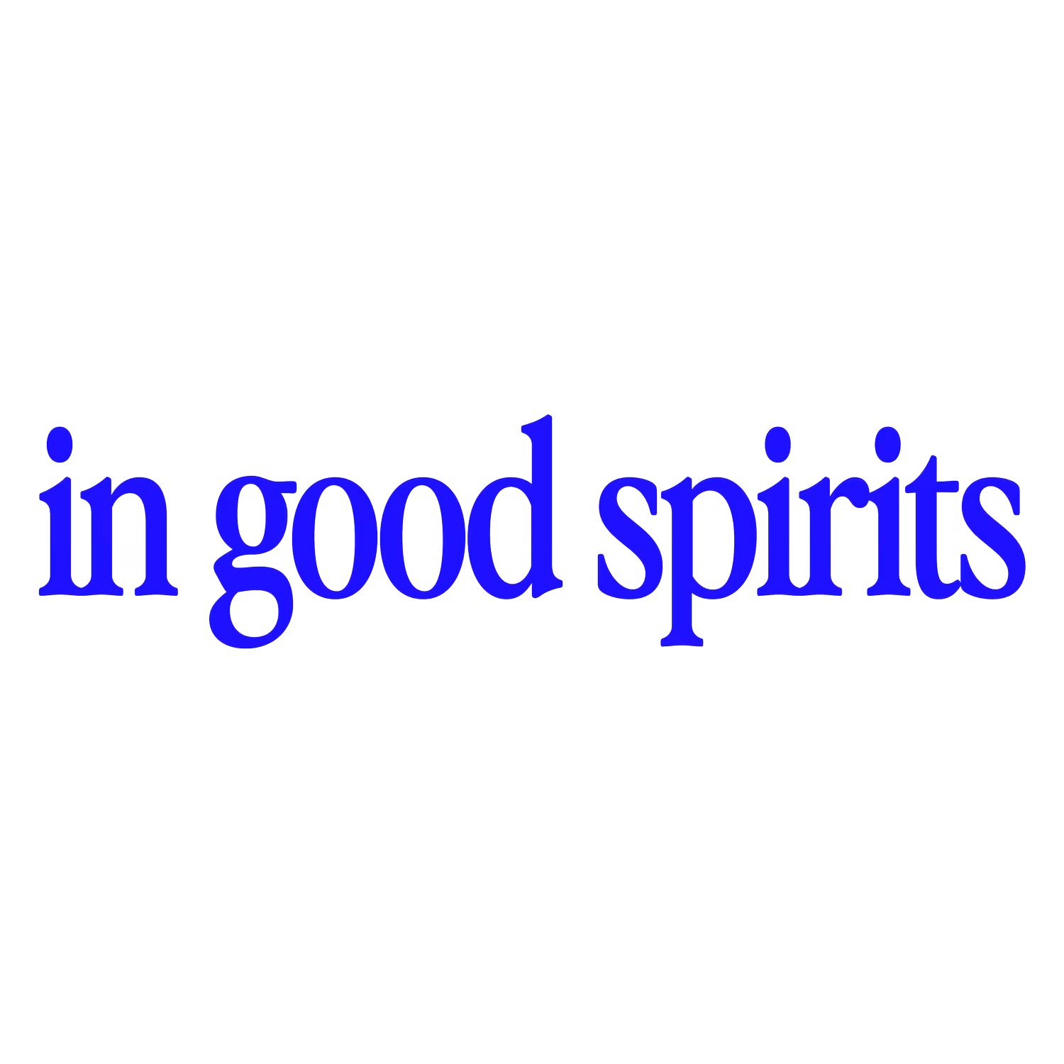 In Good Spirits Non-Alcoholic Chicago Bottle Shop logo