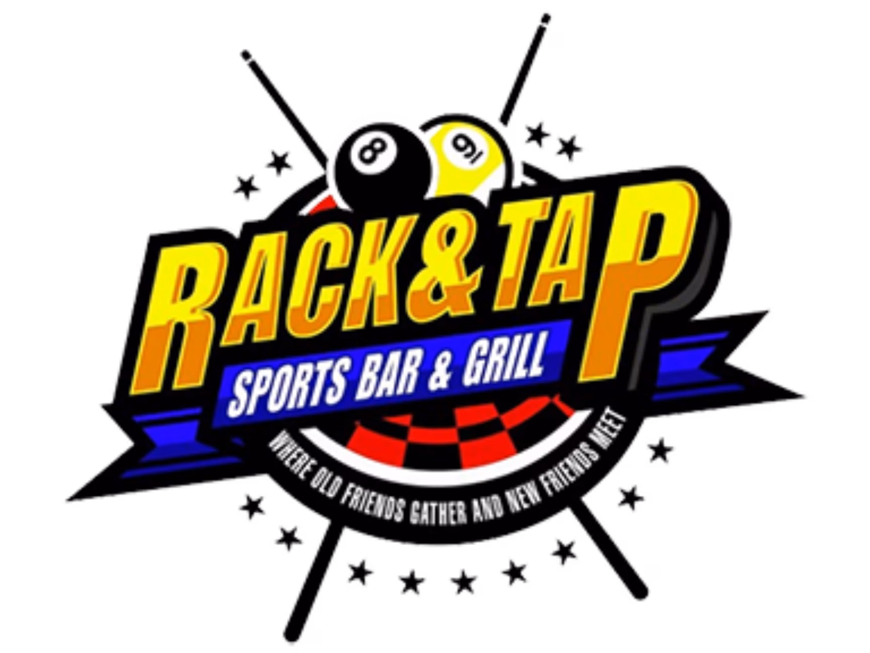 Rack & Tap Sports Bar & Grill logo