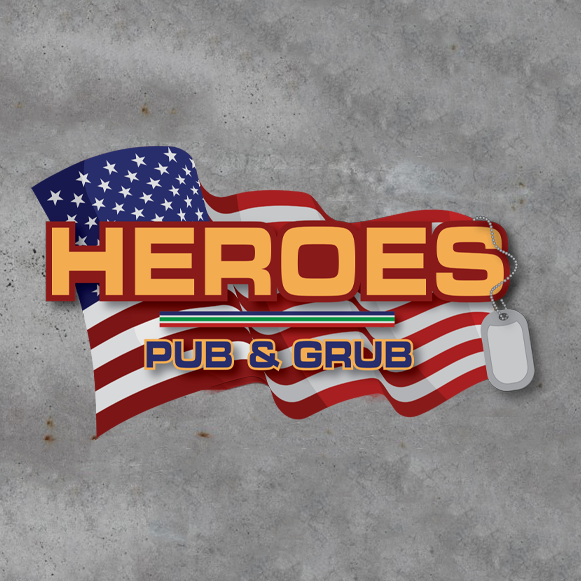 Heroes Pub and Grub logo