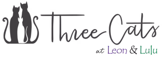 Three Cats [at Leon & Lulu] logo