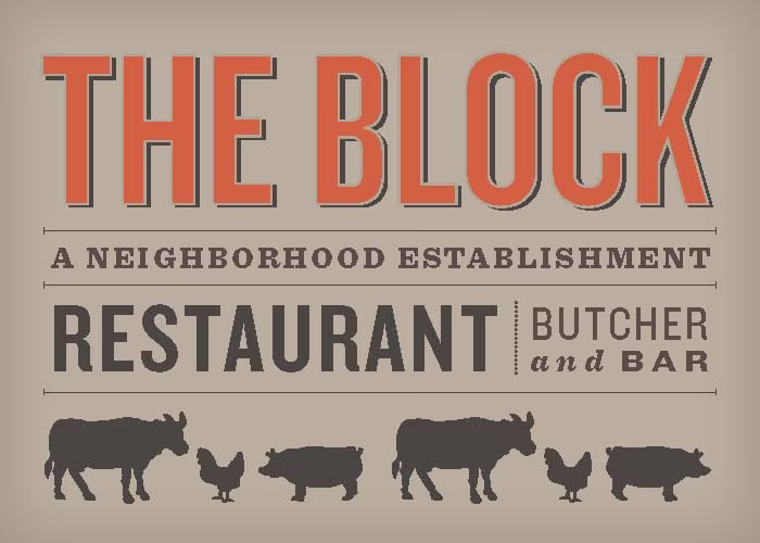 The Block Restaurant & Butcher Webster Groves Missouri logo