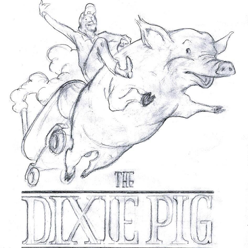 The Dixie Pig Rock Hill logo