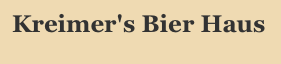 Kreimer's Bier Haus logo