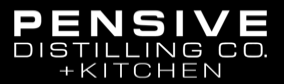 Pensive Distilling Company + Kitchen logo