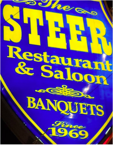 The Steer Restaurant & Saloon logo