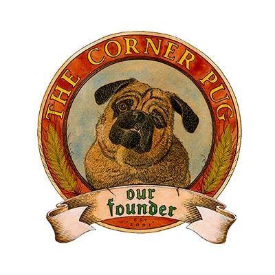 The Corner Pug logo