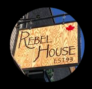 The Rebel House logo