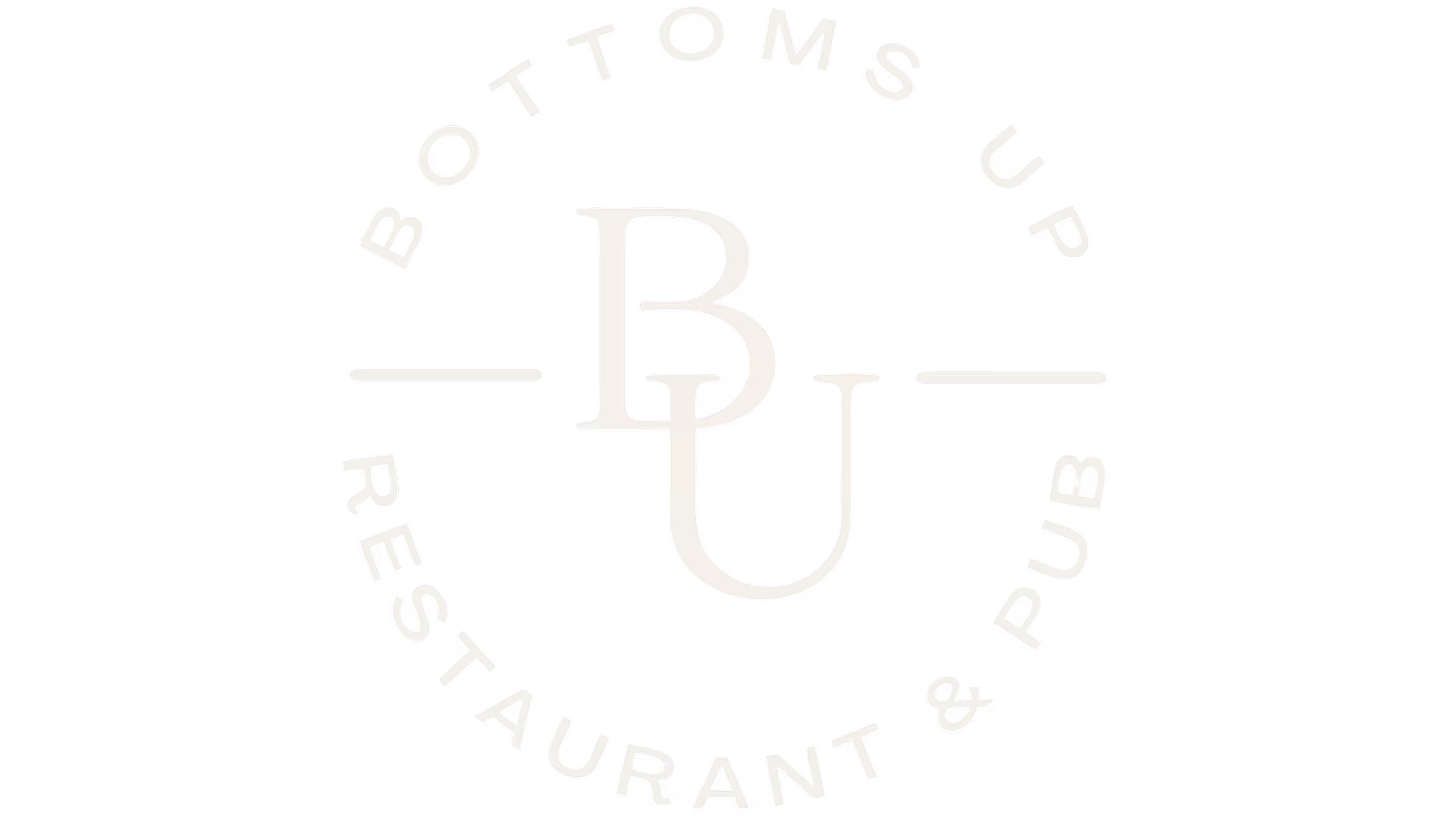 Bottoms Up Restaurant and Pub logo