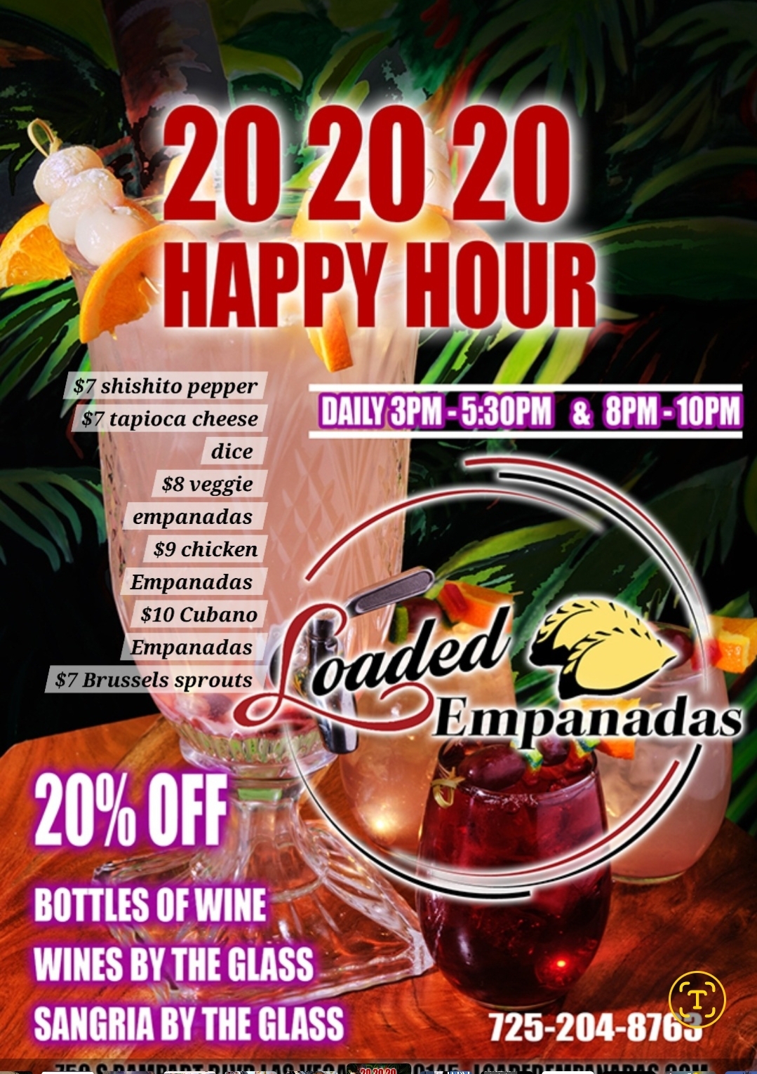 Loaded Empanadas logo